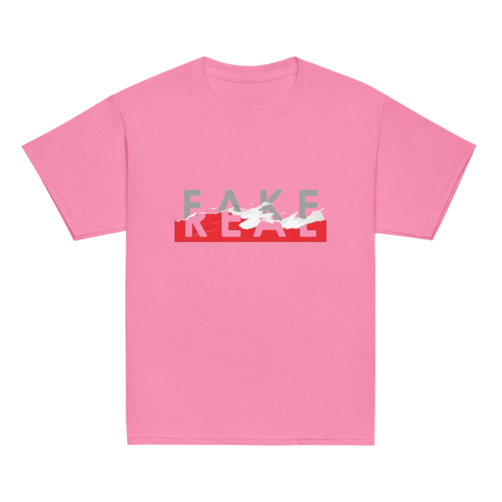 Kids T-Shirt Fake Real Slogan product image (2)