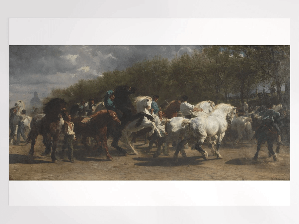 Copy of The Horse Fair By Rosa Bonheur French 1852–55/Enhanced Matte Paper Poster (in) by Allcolor product image (3)