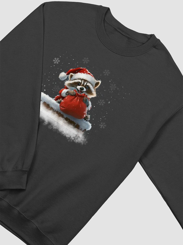 Santa Raccoon Crewneck Sweatshirt product image (2)