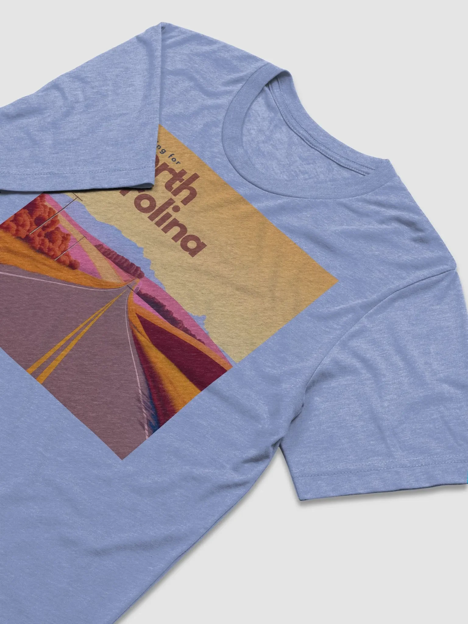 Leaving For NC Triblend Short Sleeve product image (3)