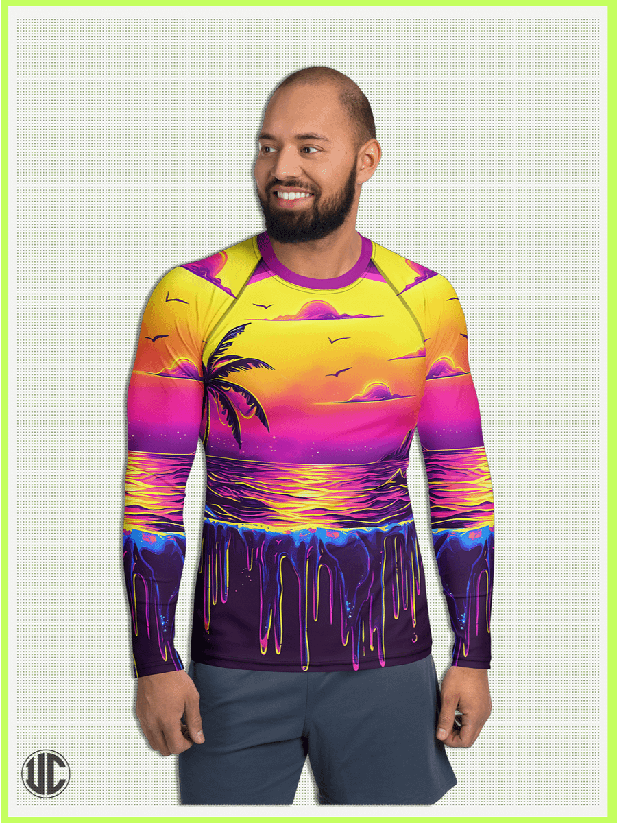 Melt Horizon – Men’s Rash Guard product image (1)