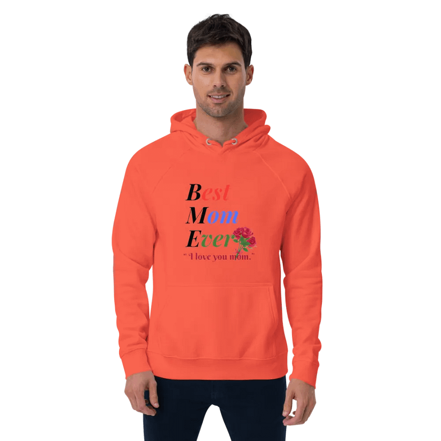 Best Mom Ever SOL'S Unisex Eco Raglan Hoodie product image (1)