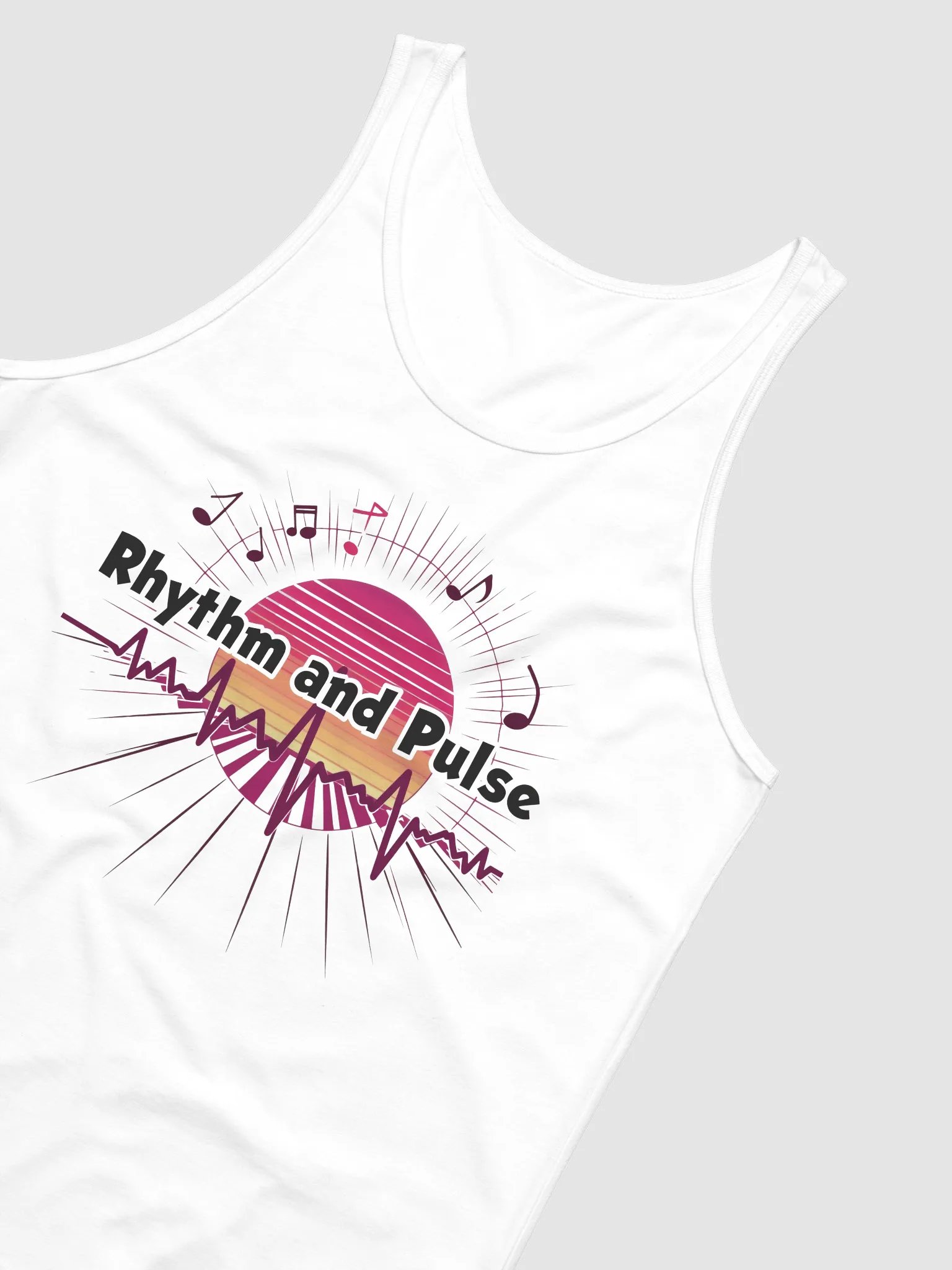 Rhythm and Pulse Graphic Tank product image (11)