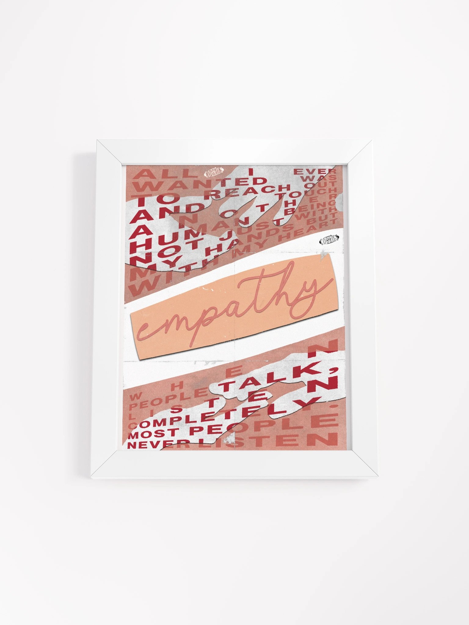 "Empathy" (Bleeding Through) Poster Print product image (4)