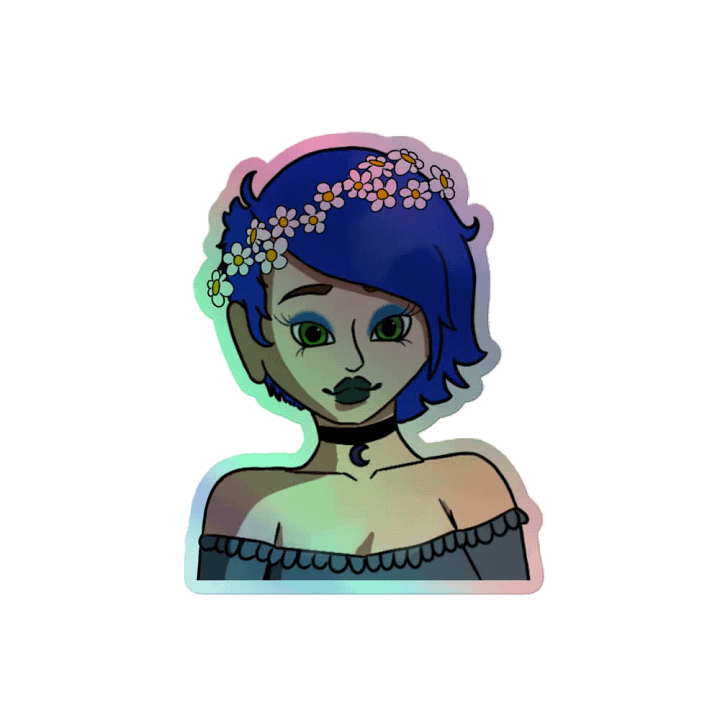 flower crown sticker product image (2)