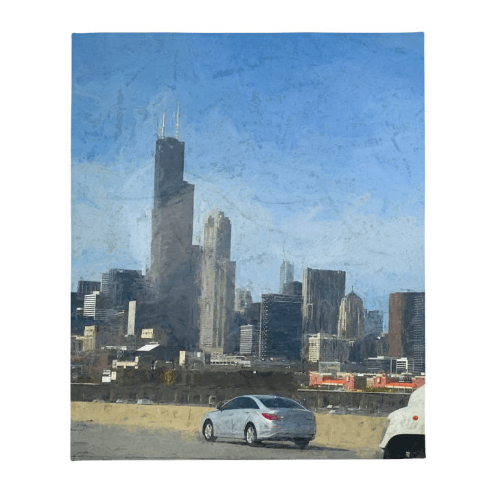 A Clear Drive Chicago Throw Blanket product image (13)
