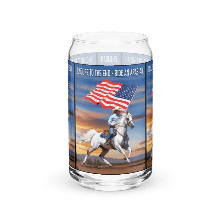 Arabian Rider Flag Glass product image (2)