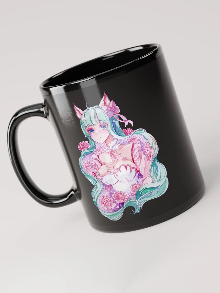 Peonies, My Love! Black Glossy Mug product image (5)