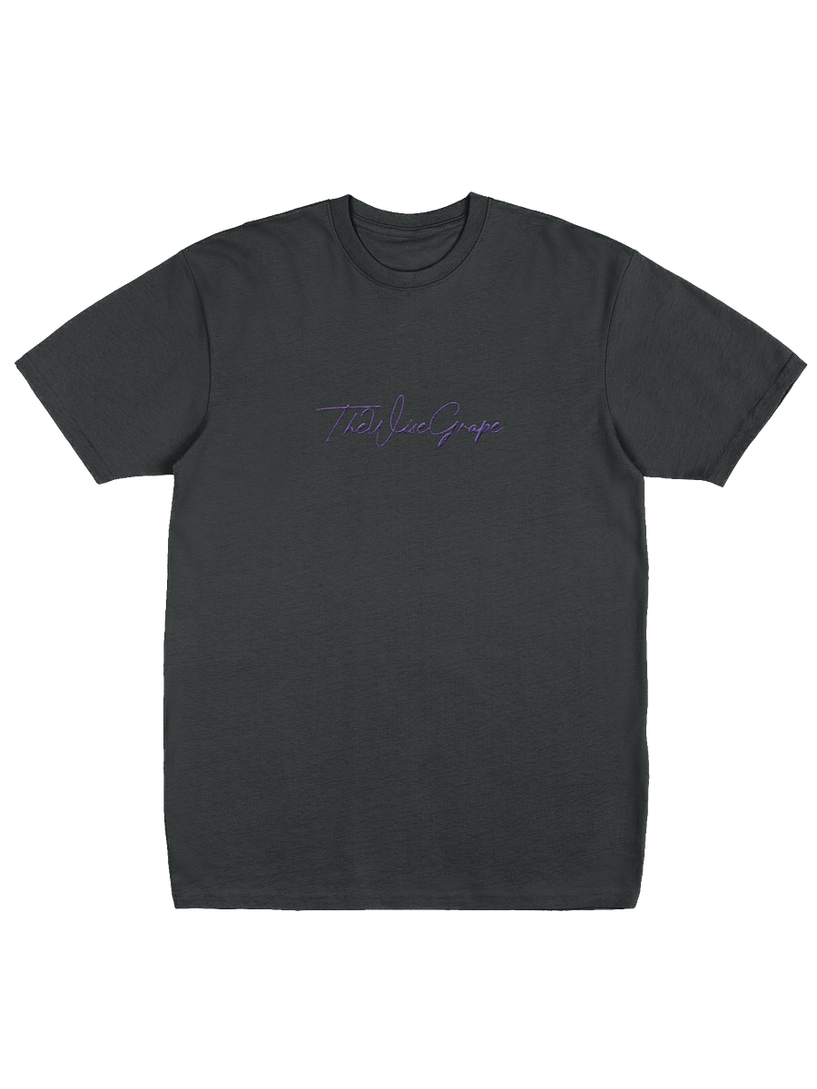 Grape Purple Signature Embroidered Tee product image (4)