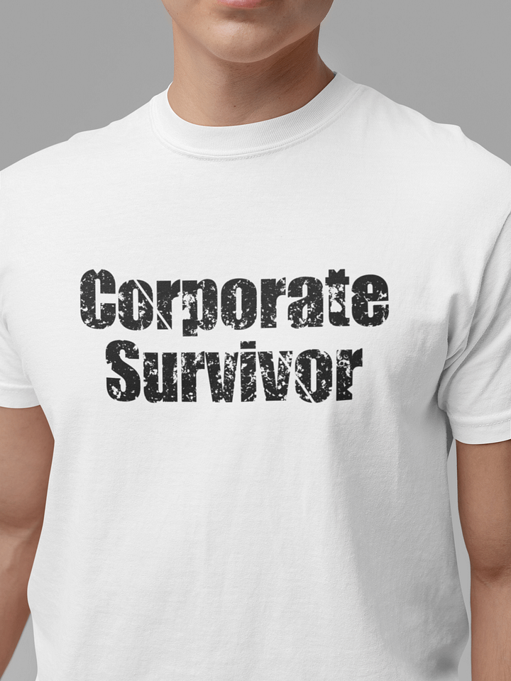 Corporate Survivor White T-shirt product image (2)