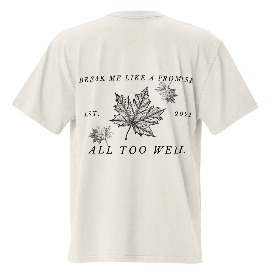 'All too well' - Taylor Swift Inspired Oversized Faded T-Shirt product image (9)