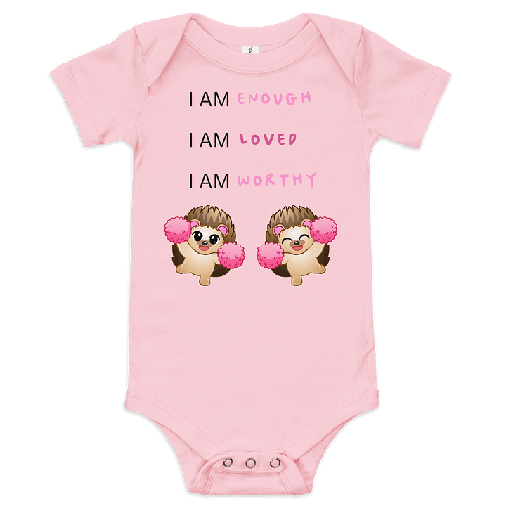 I am loved baby one piece product image (1)