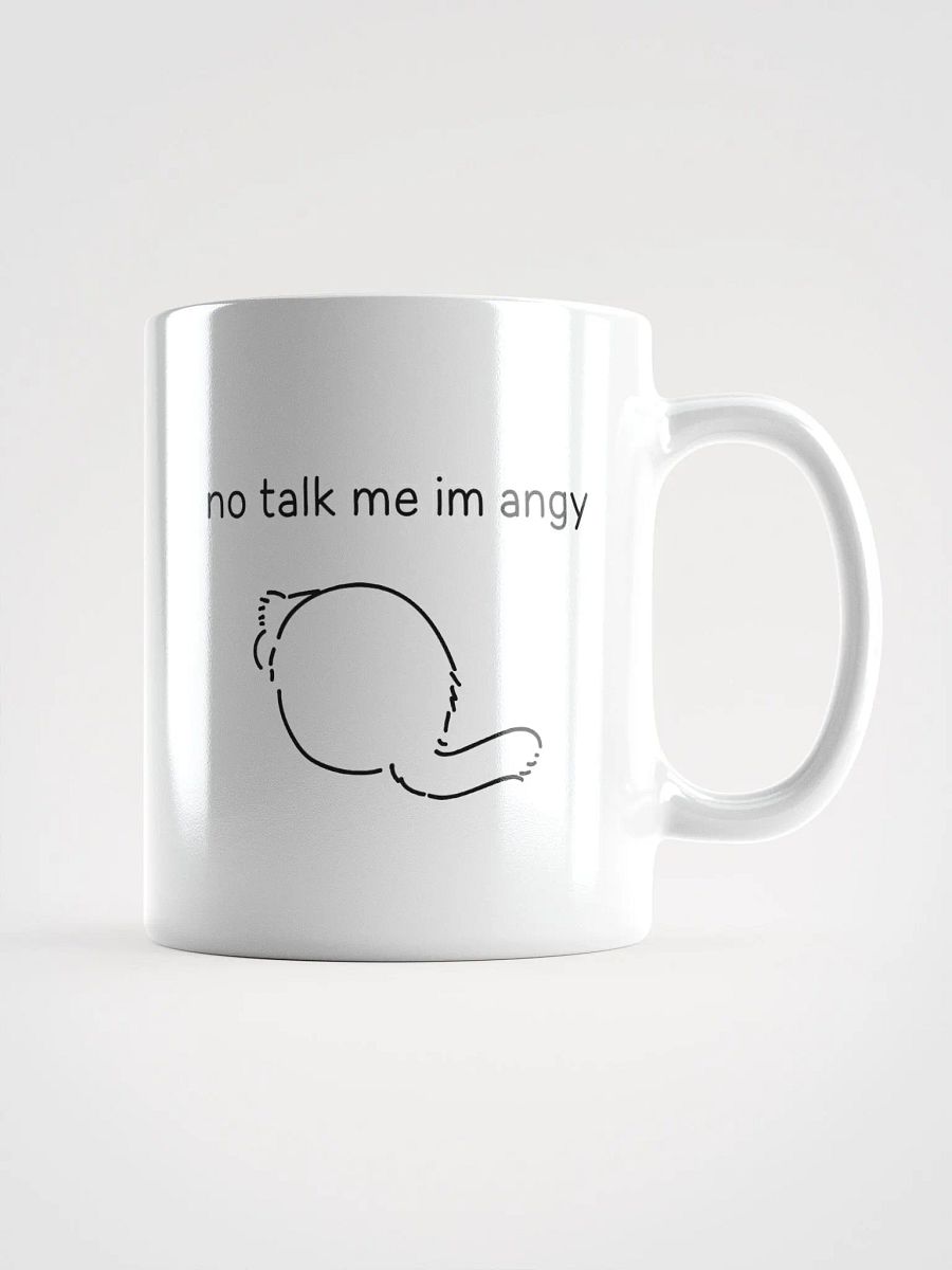 No Talk Manul Angy - White Mug product image (3)
