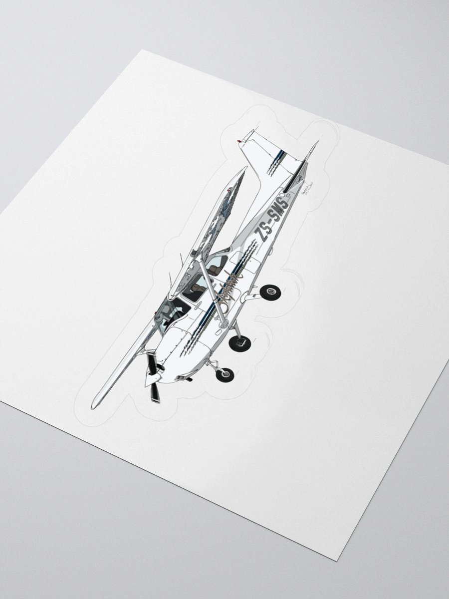 Cessna 172 Skyhawk II ZS-SMS Aviation Sticker product image (9)
