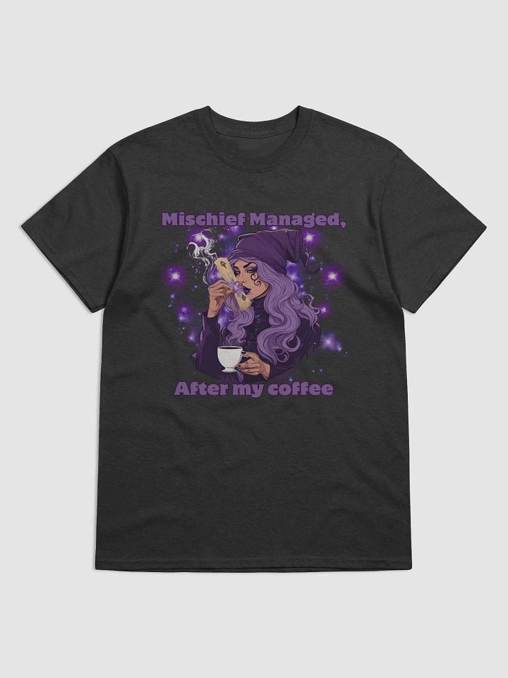 Mischief Managed after Coffee Heavyweight Tee product image (1)