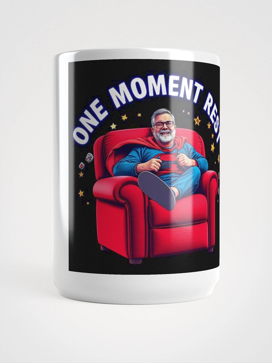 Superhero Moment Rest White Glossy Mug product image (5)