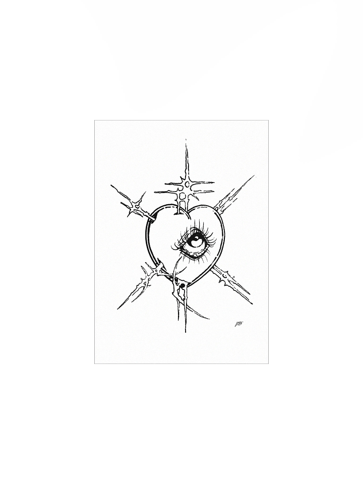 HEART SIGIL PRINT product image (1)