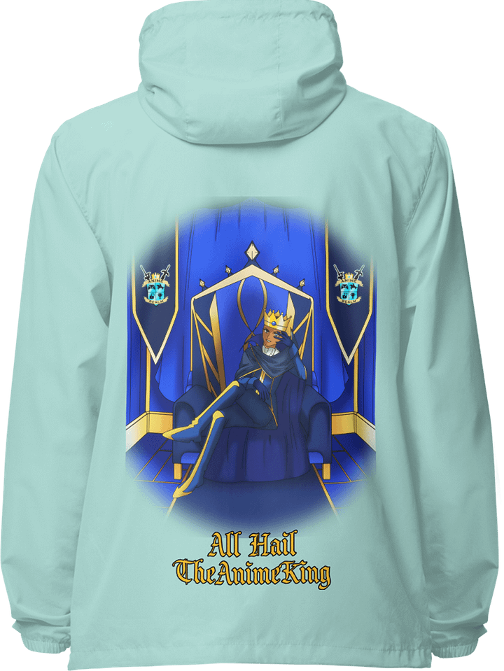 All Hail TheAnimeKing Zip Up Windbreaker product image (1)