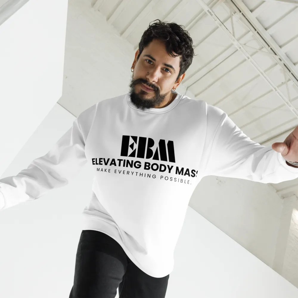 EBM Recycled Unisex Sweatshirt (Black Logo) product image (1)