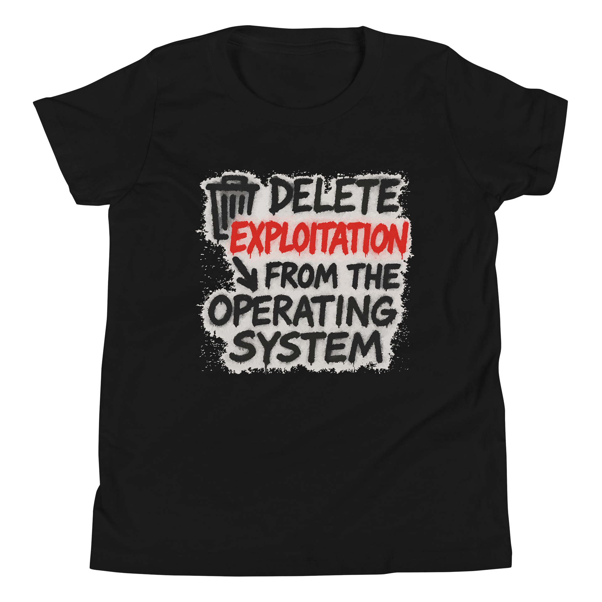 Delete Exploitation Youth T-Shirt product image (1)