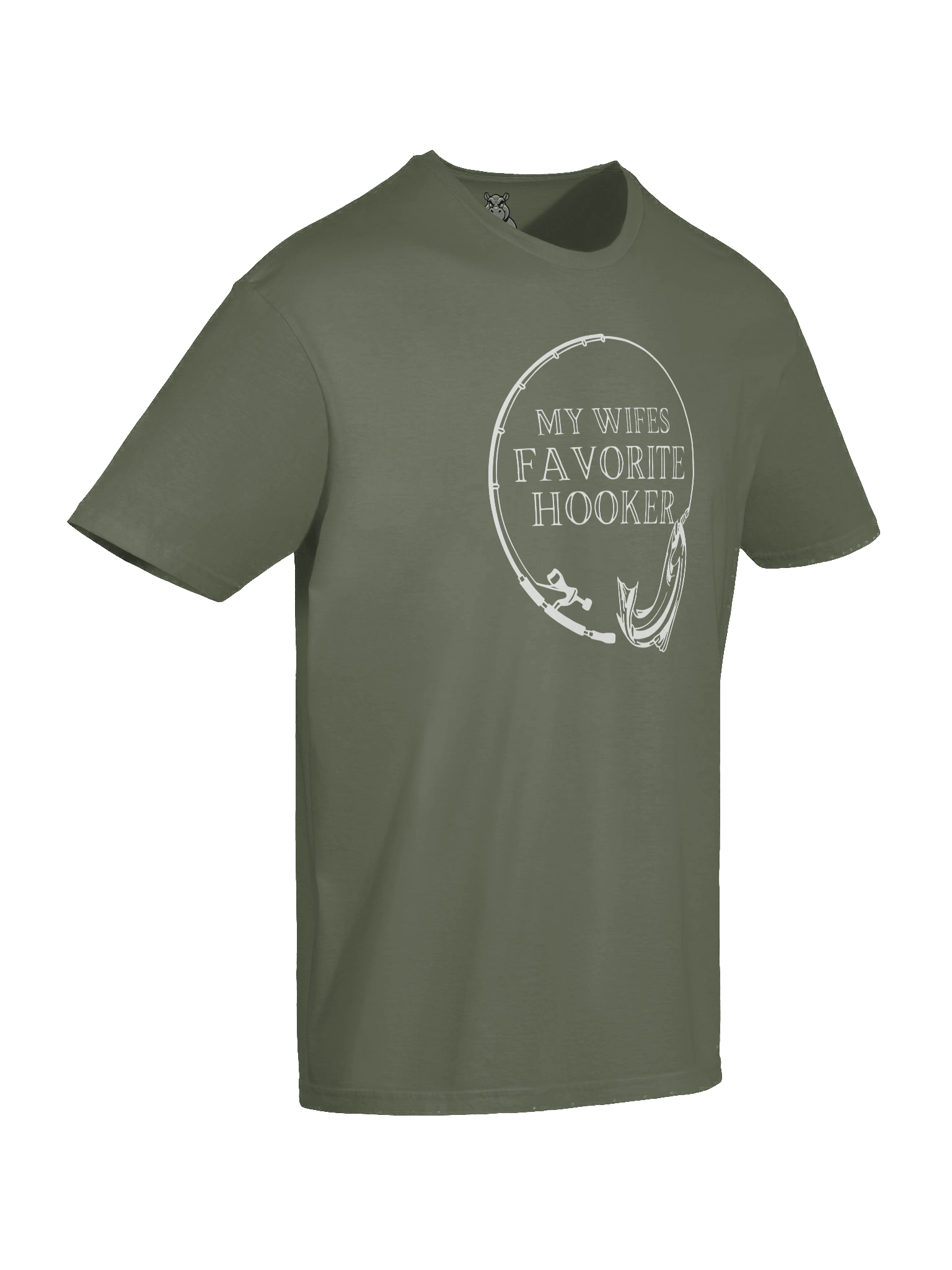 "My Wife’s Favorite Hooker" T-Shirt – Funny Fishing Tee with Savage Humor product image (4)