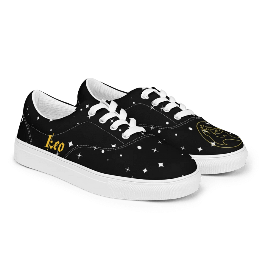Starry Leo Lace-Up Canvas Shoes product image (3)