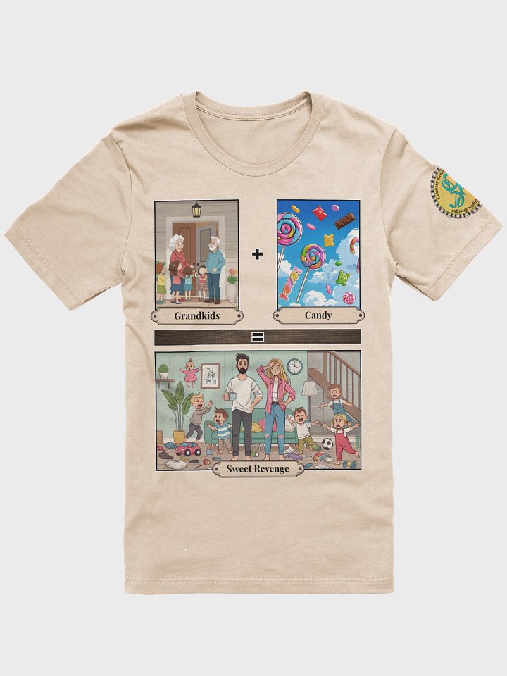 Grandkids + Candy = Sweet Revenge (Both) Bella+Canvas Supersoft T-Shirt Colors (7) product image (1)
