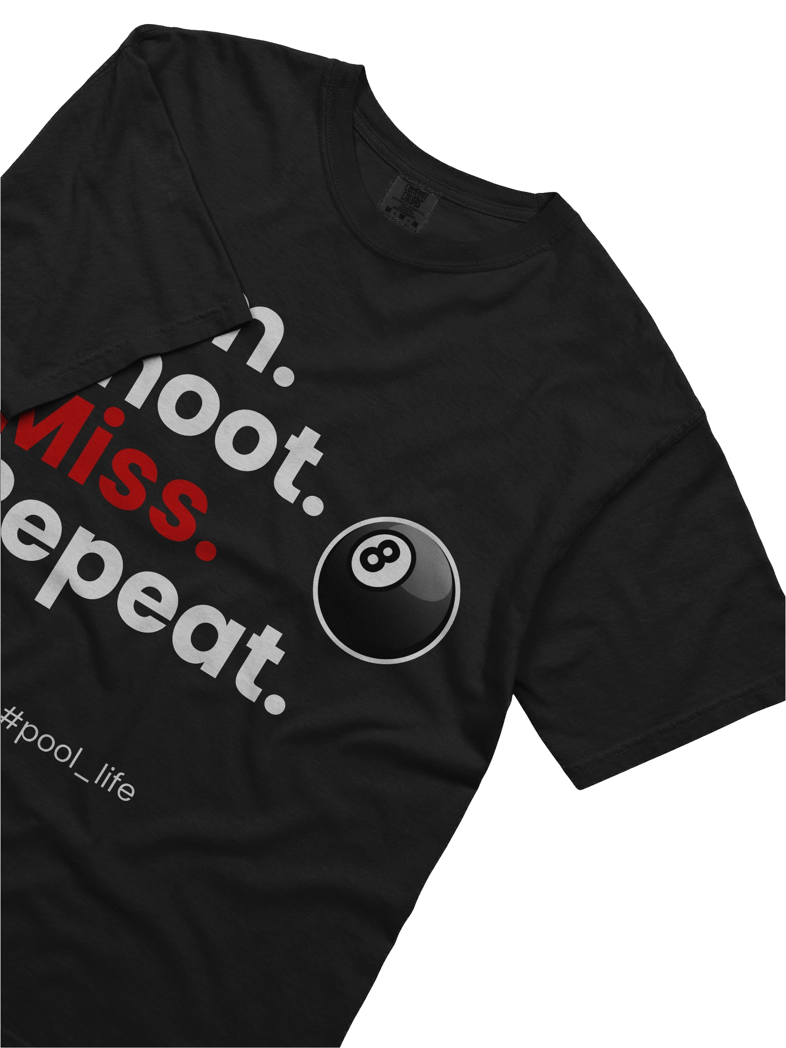 8-ball Pool Life T-shirt (Black) product image (2)