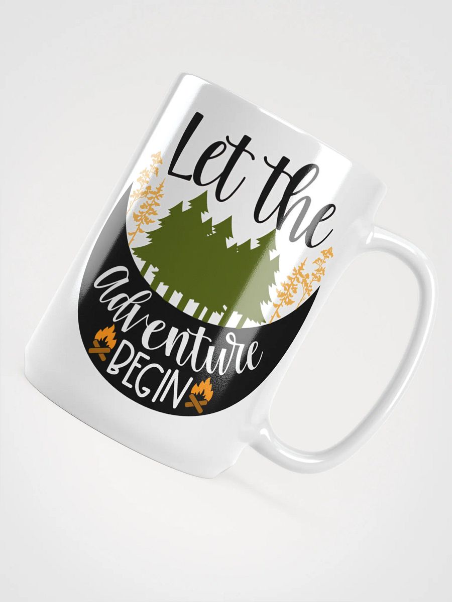 Adventure Begins White Coffee Mug product image (4)