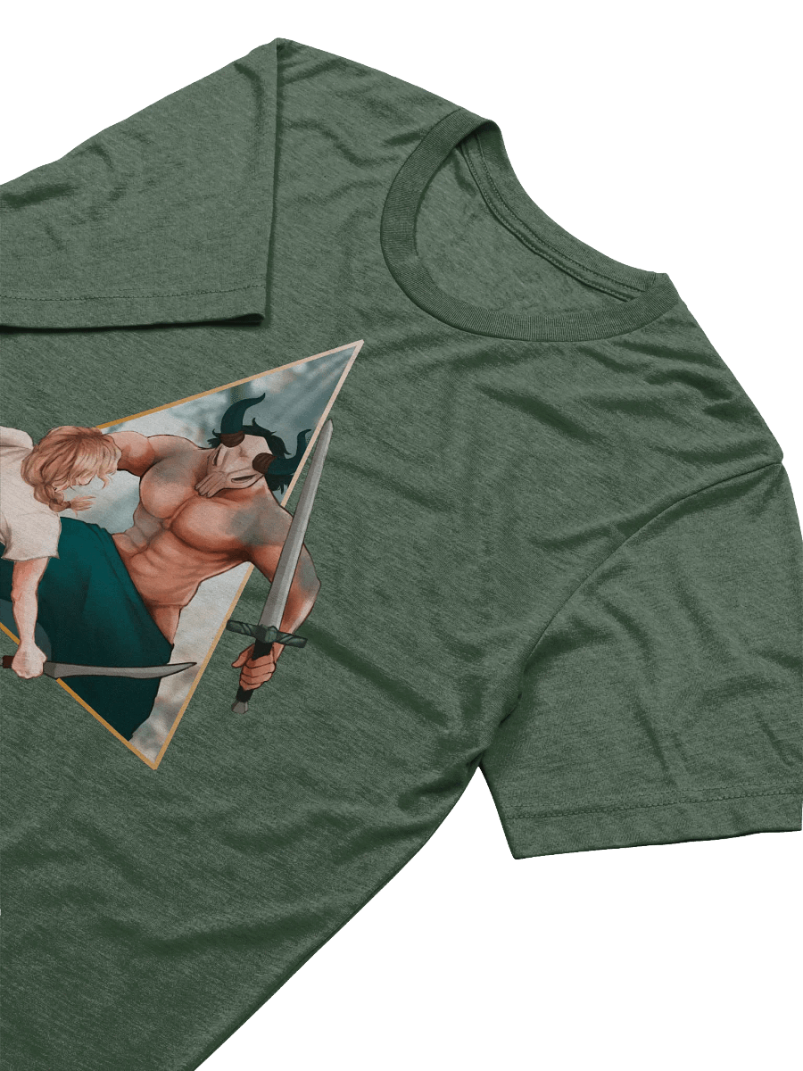THE LESHY vs ISHANI Triblend T-Shirt - from Short Film Quest for the Sylvan Blade (Lux Arcana) product image (14)