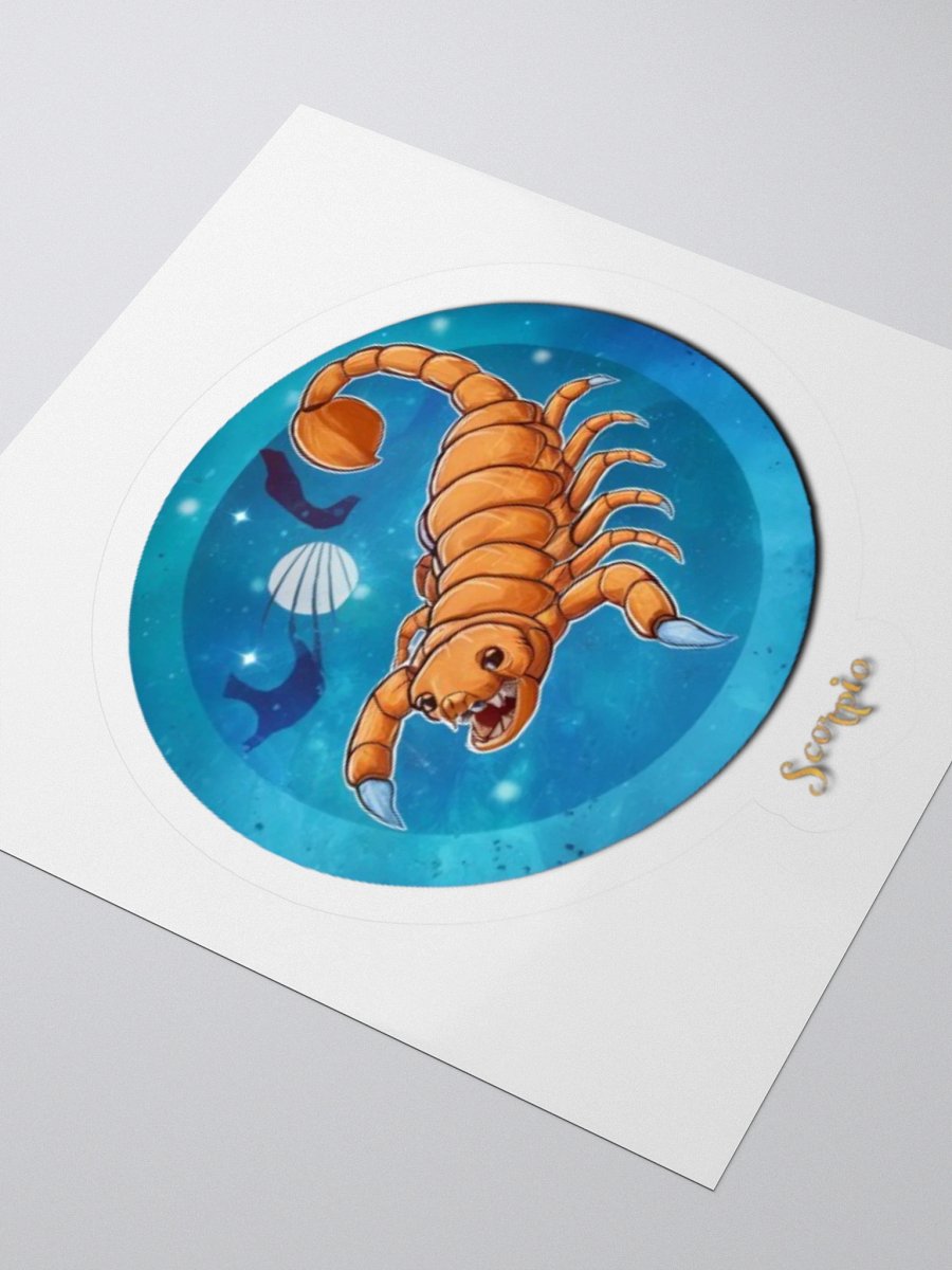 Scorpio Zodiac Sticker - Exclusive Celestial Design | TDS Music product image (9)