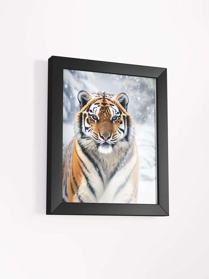 Framed High-Quality Matte Poster: A Siberian Tiger's Intensity product image (15)