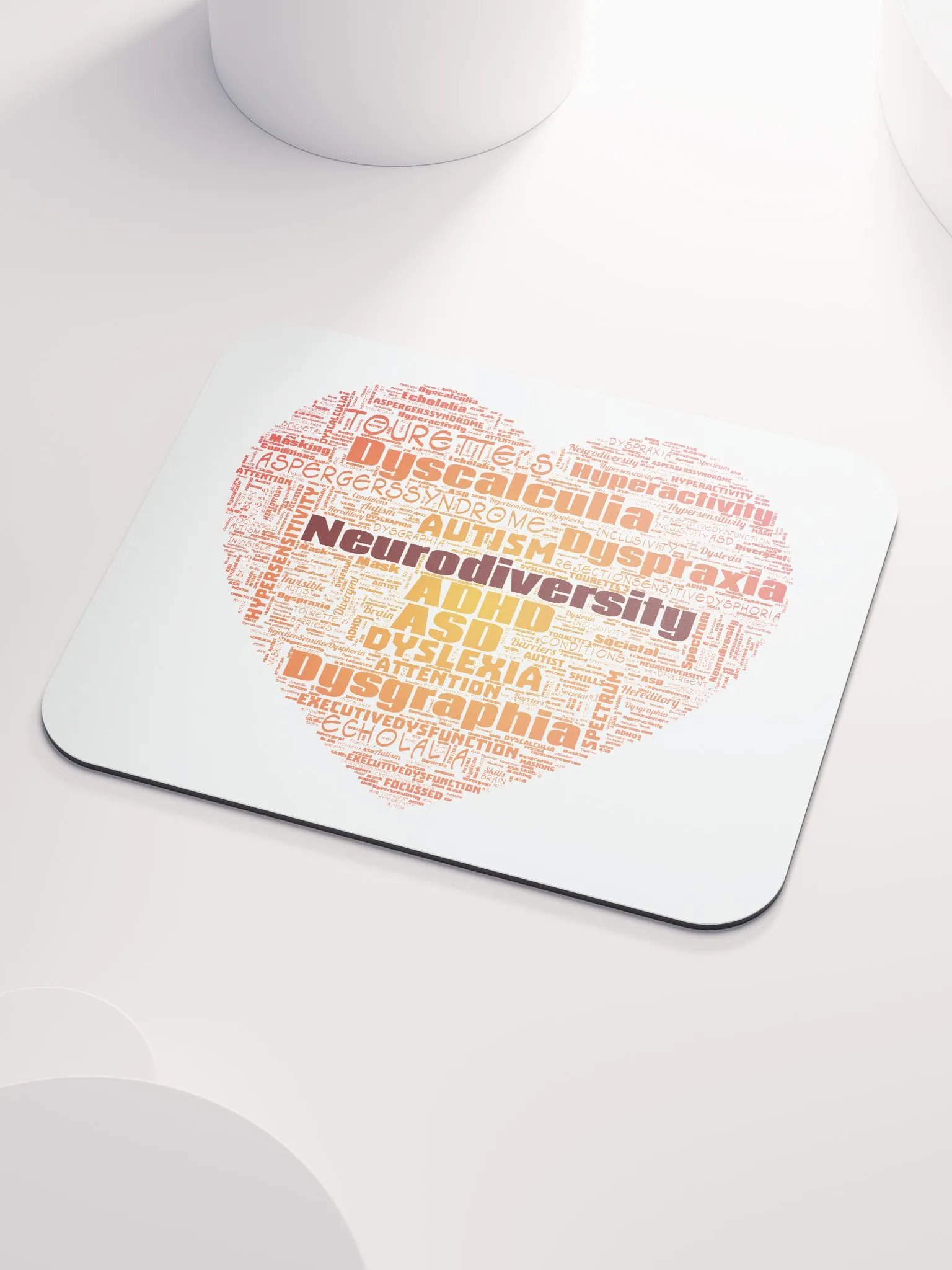 Neurodiversity Heart Mousepad product image (3)
