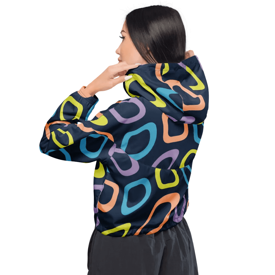 Vibrant Mosaic Visions Women's Windbreaker product image (3)