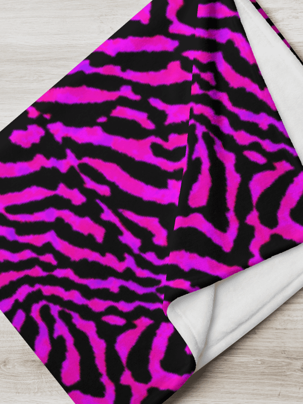 Purple Zebra Blanket product image (3)