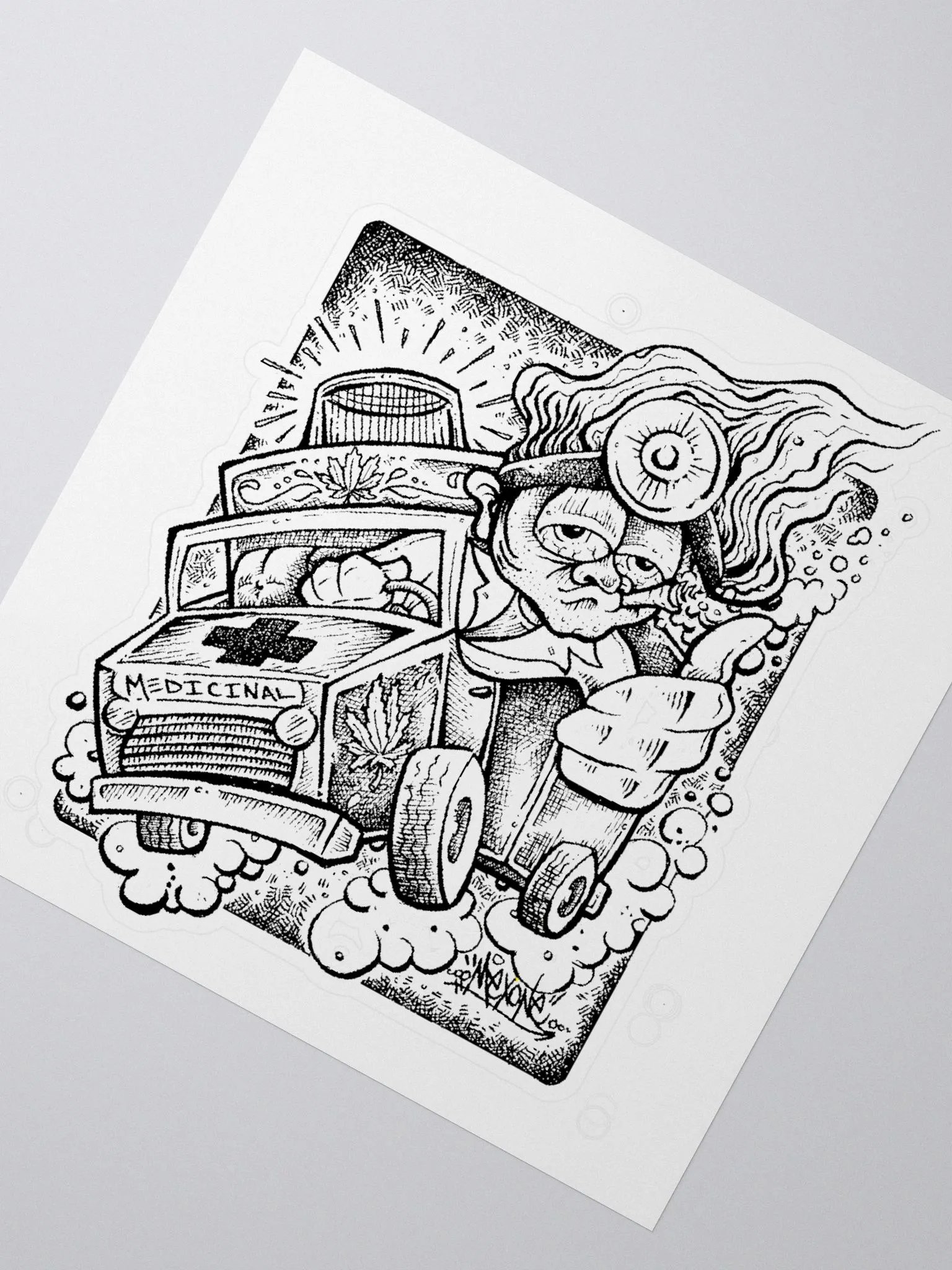 Medicinal Kiss Cut Sticker product image (2)