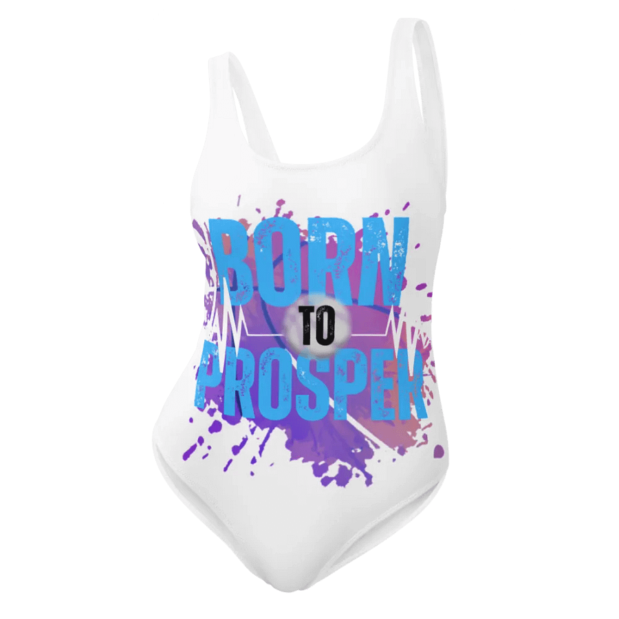 Born to Prosper Low Back All-Over Swimsuit product image (10)