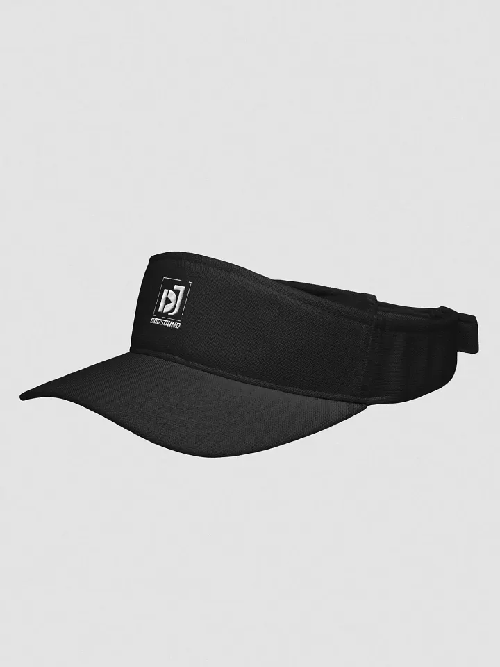 New Caps By DJ GodSOUND Logo Flexfit Visor Black product image (2)