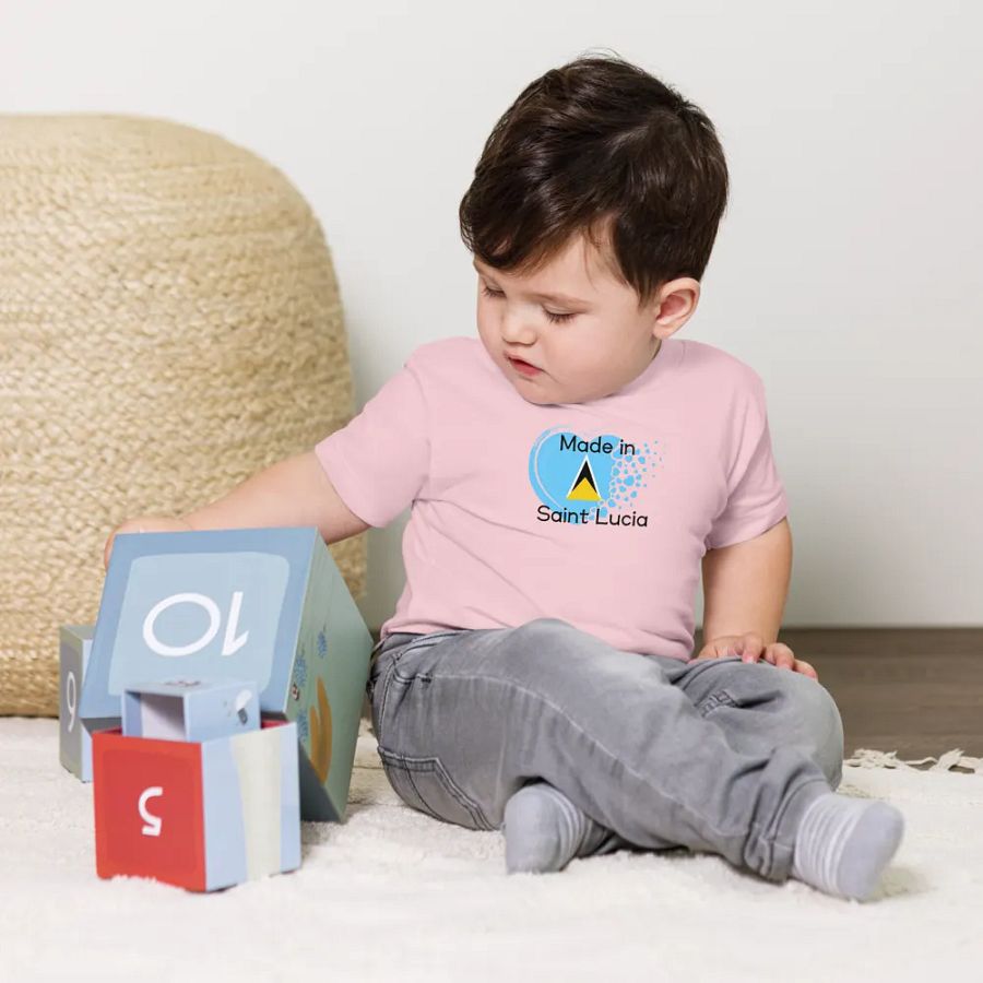 Made in Saint Lucia Baby Tee product image (10)
