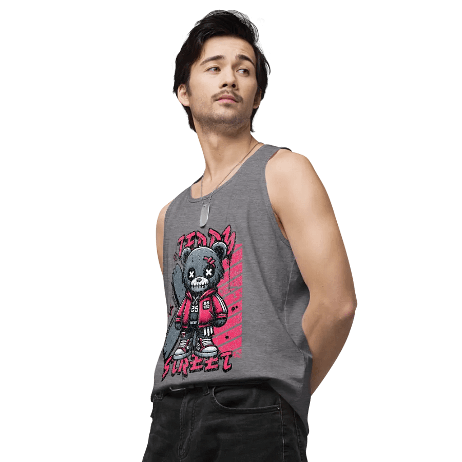 Haunted Teddy Bear | Cotton Heritage Men's Premium Tank Top product image (64)