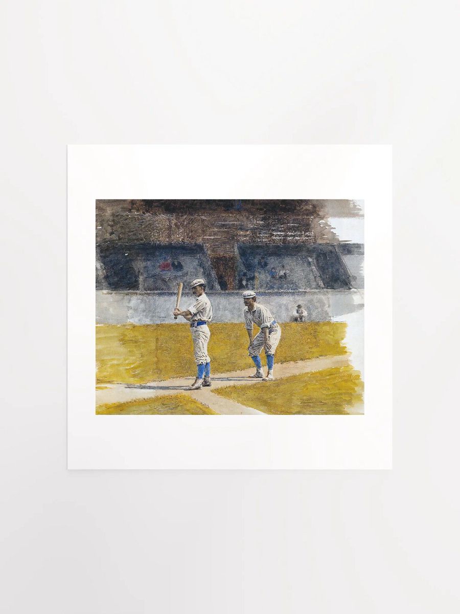 Baseball Players Practicing by Thomas Eakins - Print product image (2)