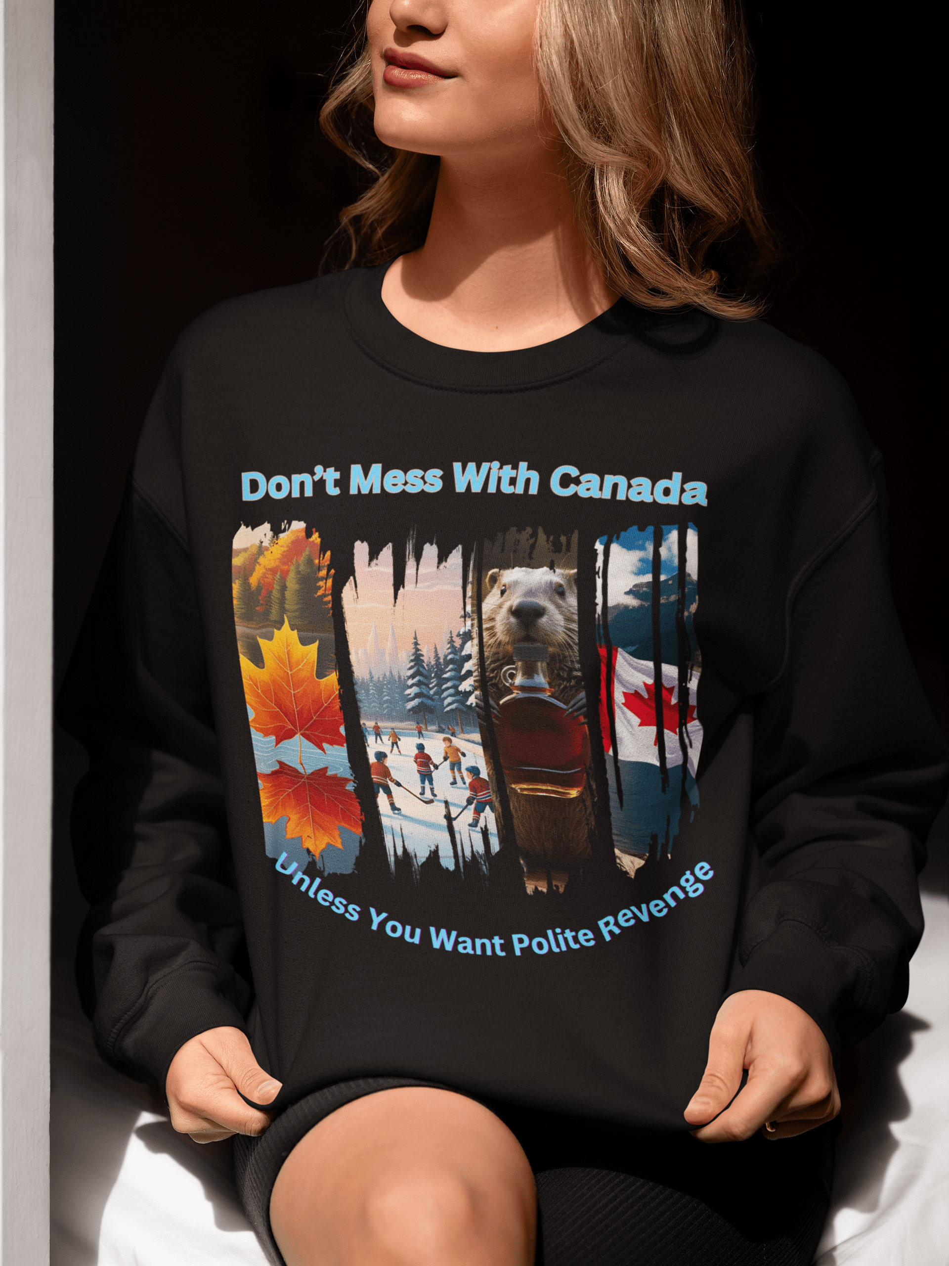 Canadian Collage Premium Sweatshirt product image (1)