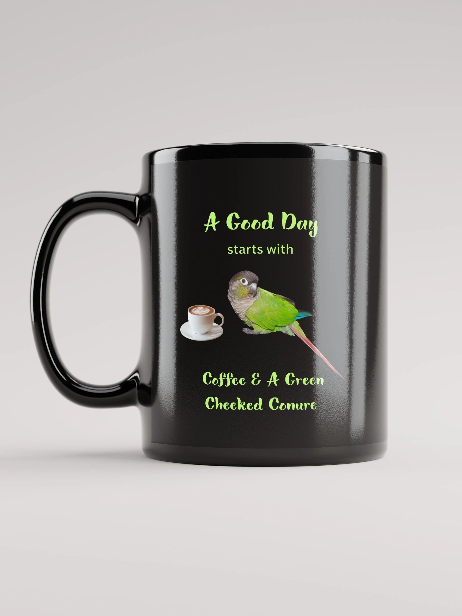 Green Cheeked Conure Coffee Mug product image (5)