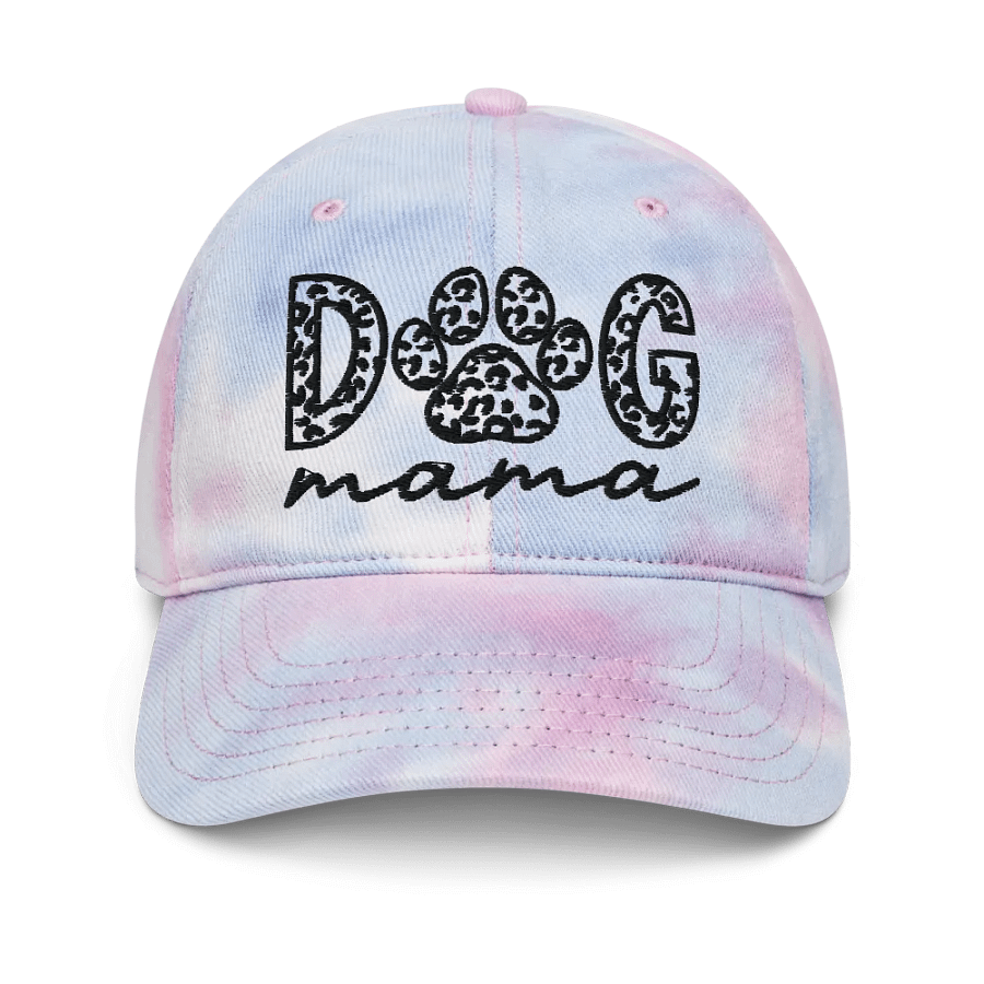 Leopard Print Dog Mama Tie-Dye Hat(Embroidered) | Cute Leopard Print Hat for Dog Moms product image (2)