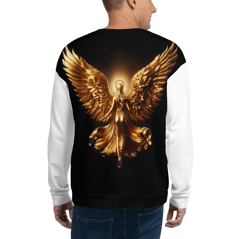 A Golden Angel and Cross - Unisex Sweatshirt #7 product image (4)