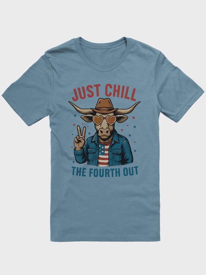 Fourth of July Longhorn Tee product image (1)