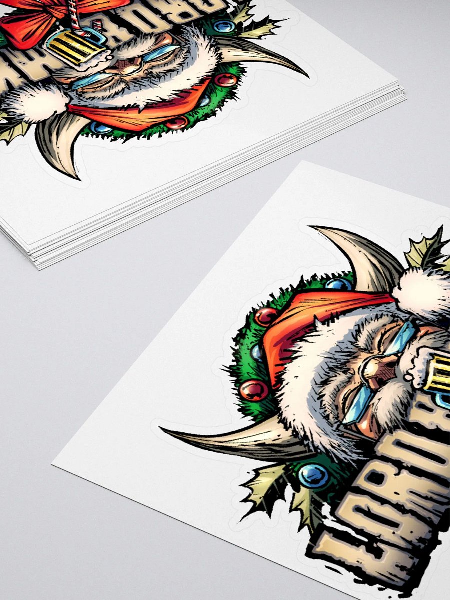 x-mas logo sticker product image (4)