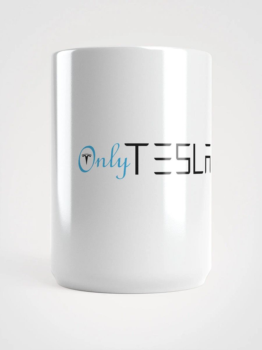 "OnlyTesla" White Mug product image (5)