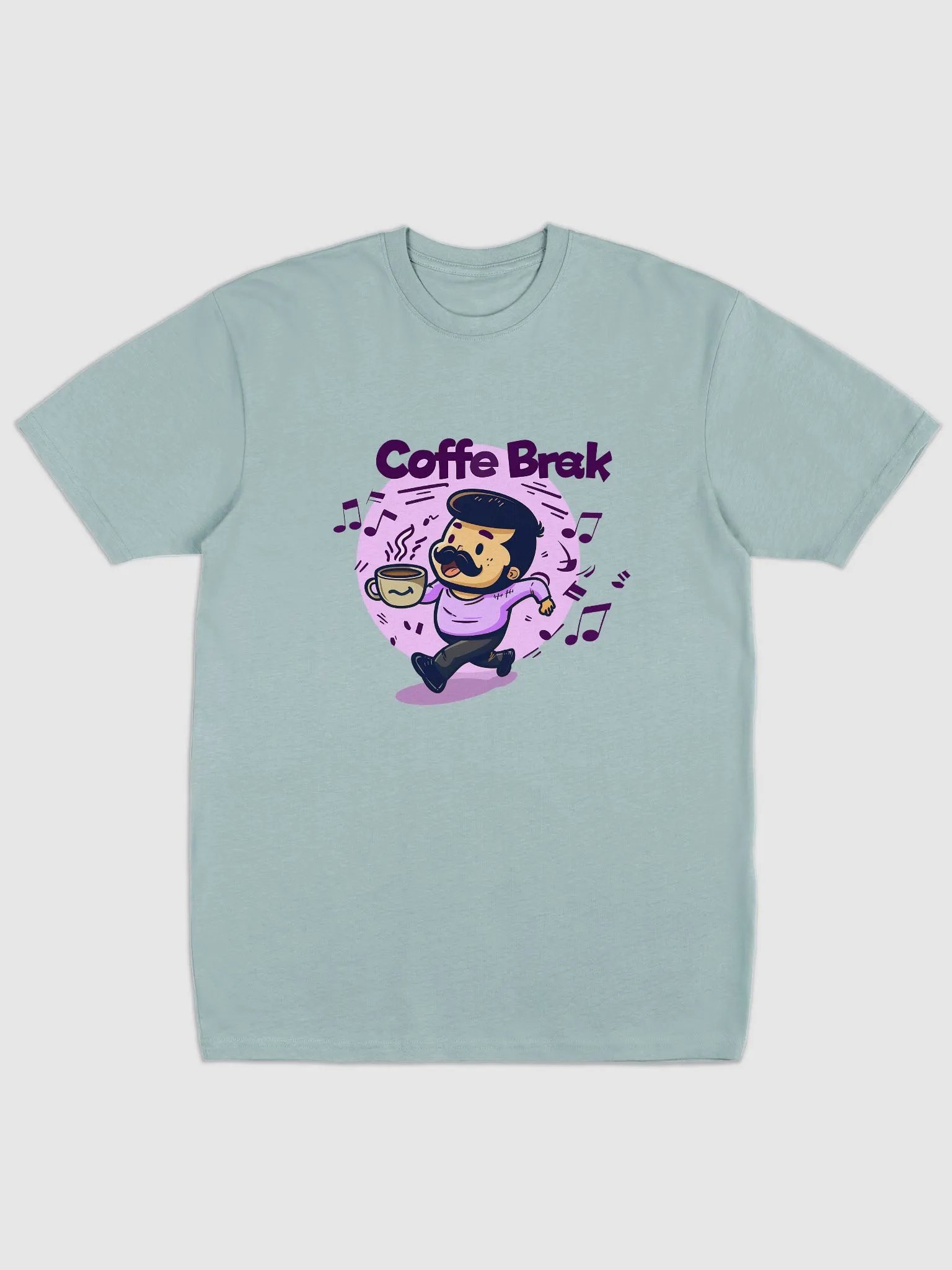Coffee Break T-Shirt Purple Variant product image (1)
