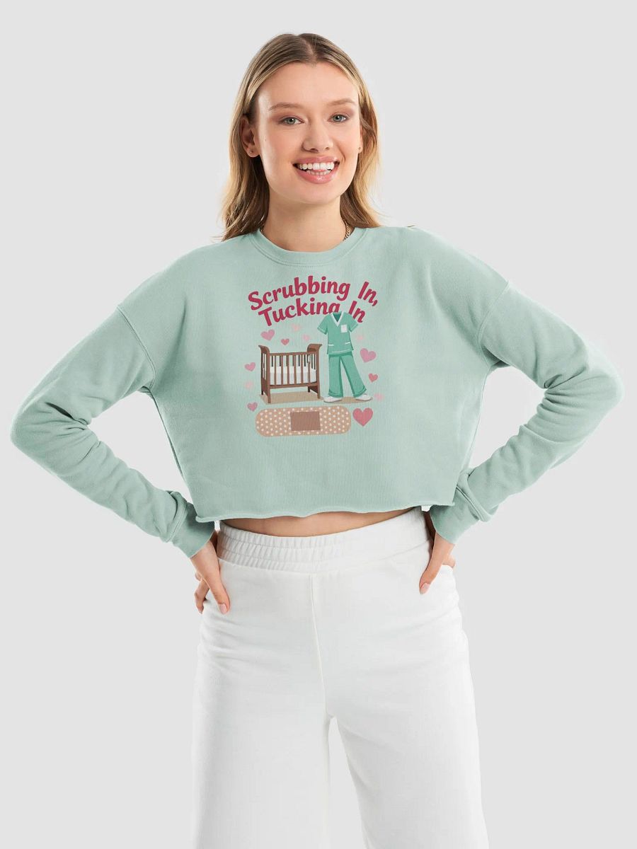 Hearts & Scrubs Women's Crop Sweatshirt product image (21)